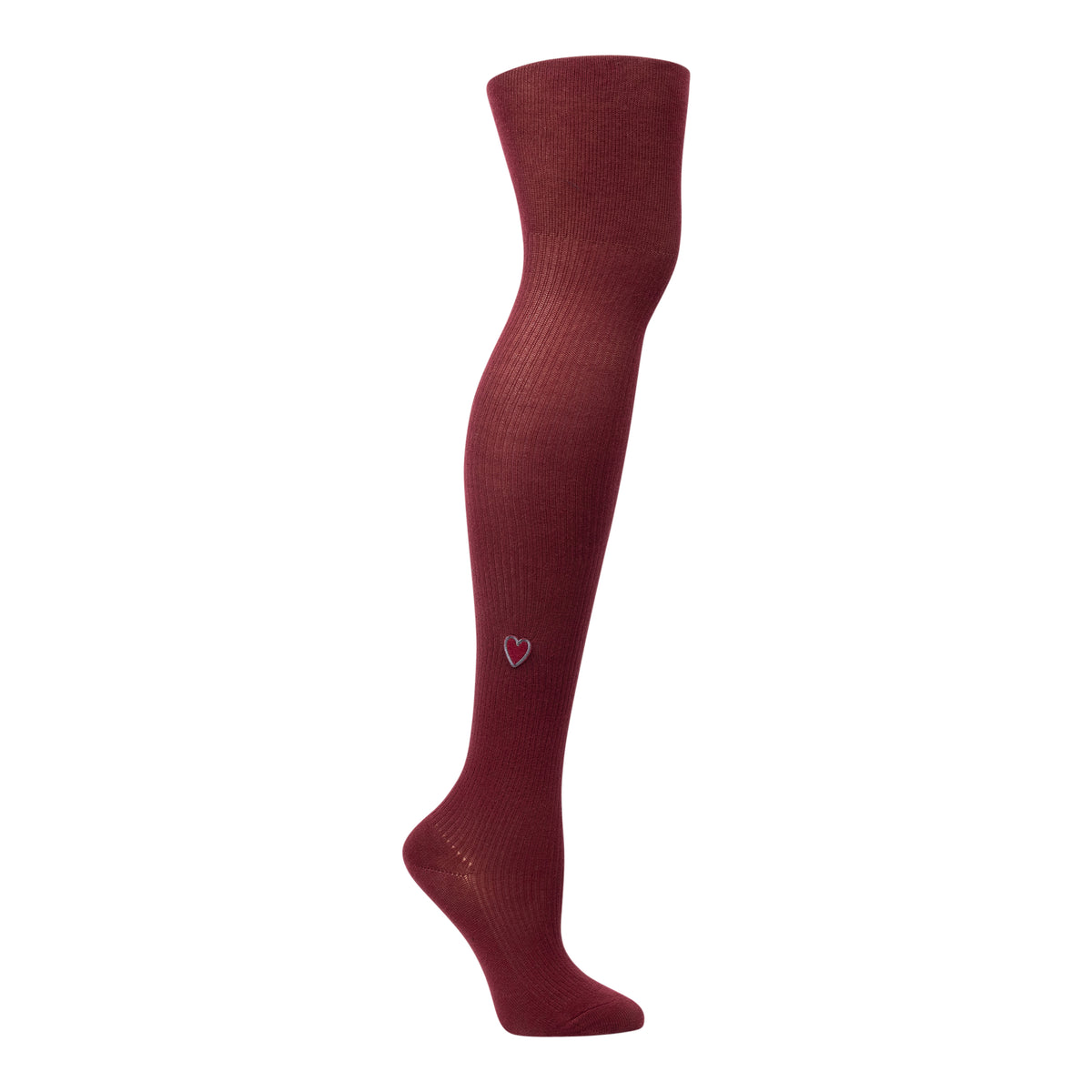 Embroidered Heart Tights