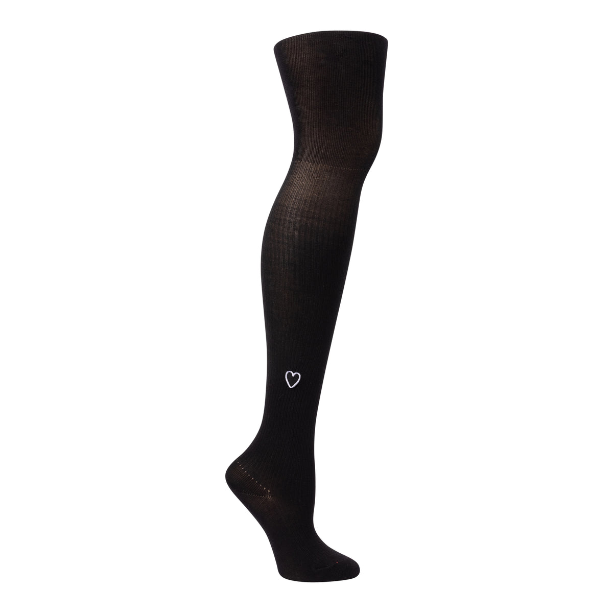 Embroidered Heart Tights