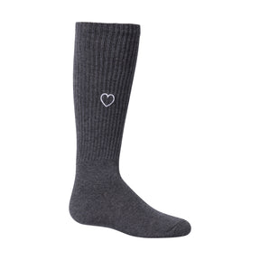 Embroidered Heart Knee