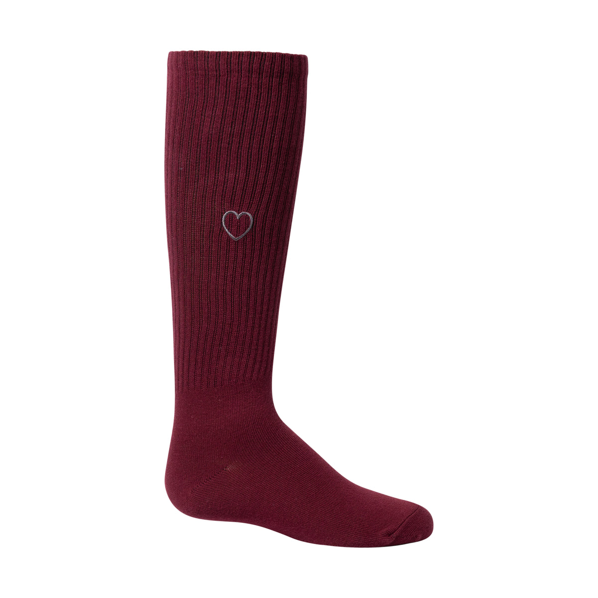 Embroidered Heart Knee