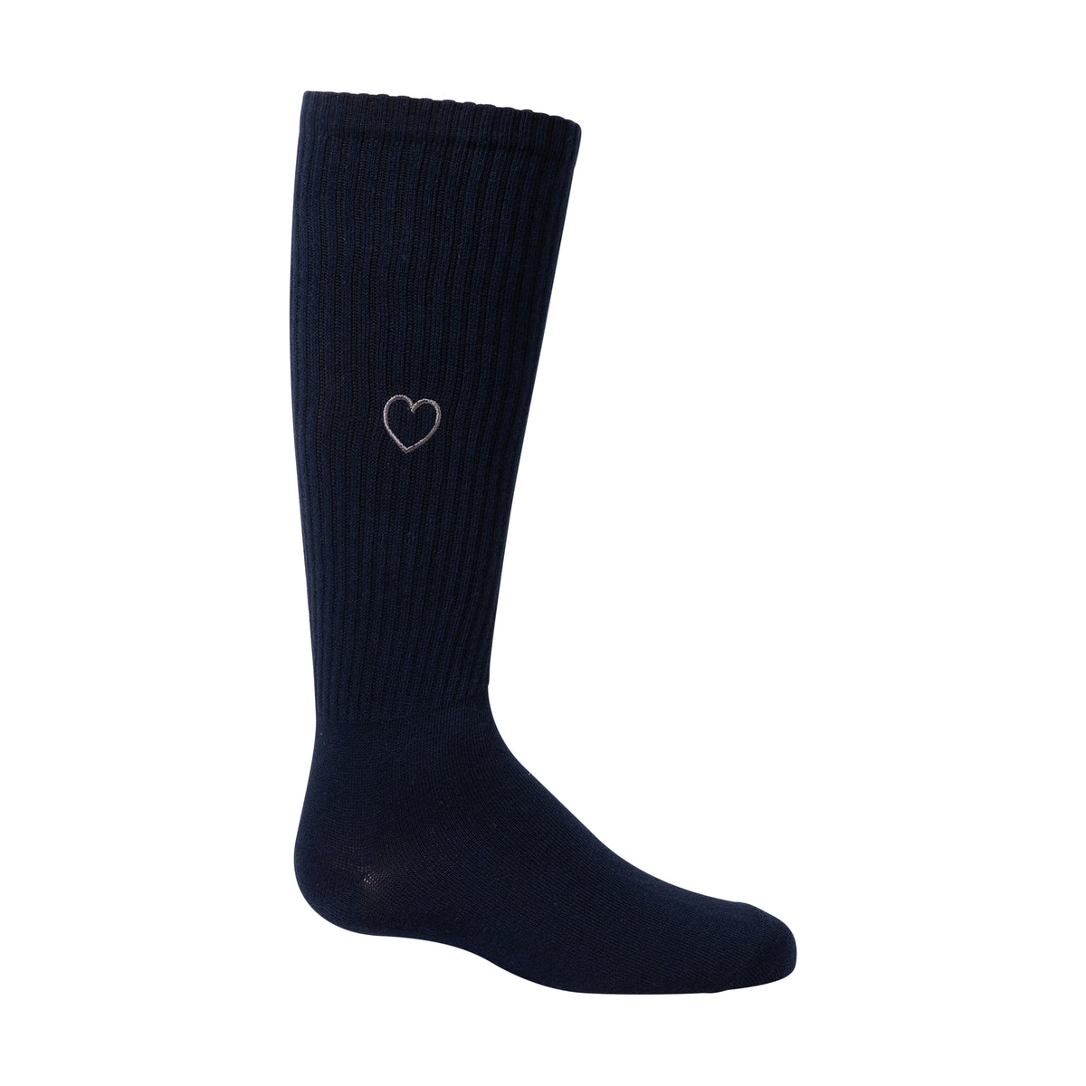 Embroidered Heart Knee