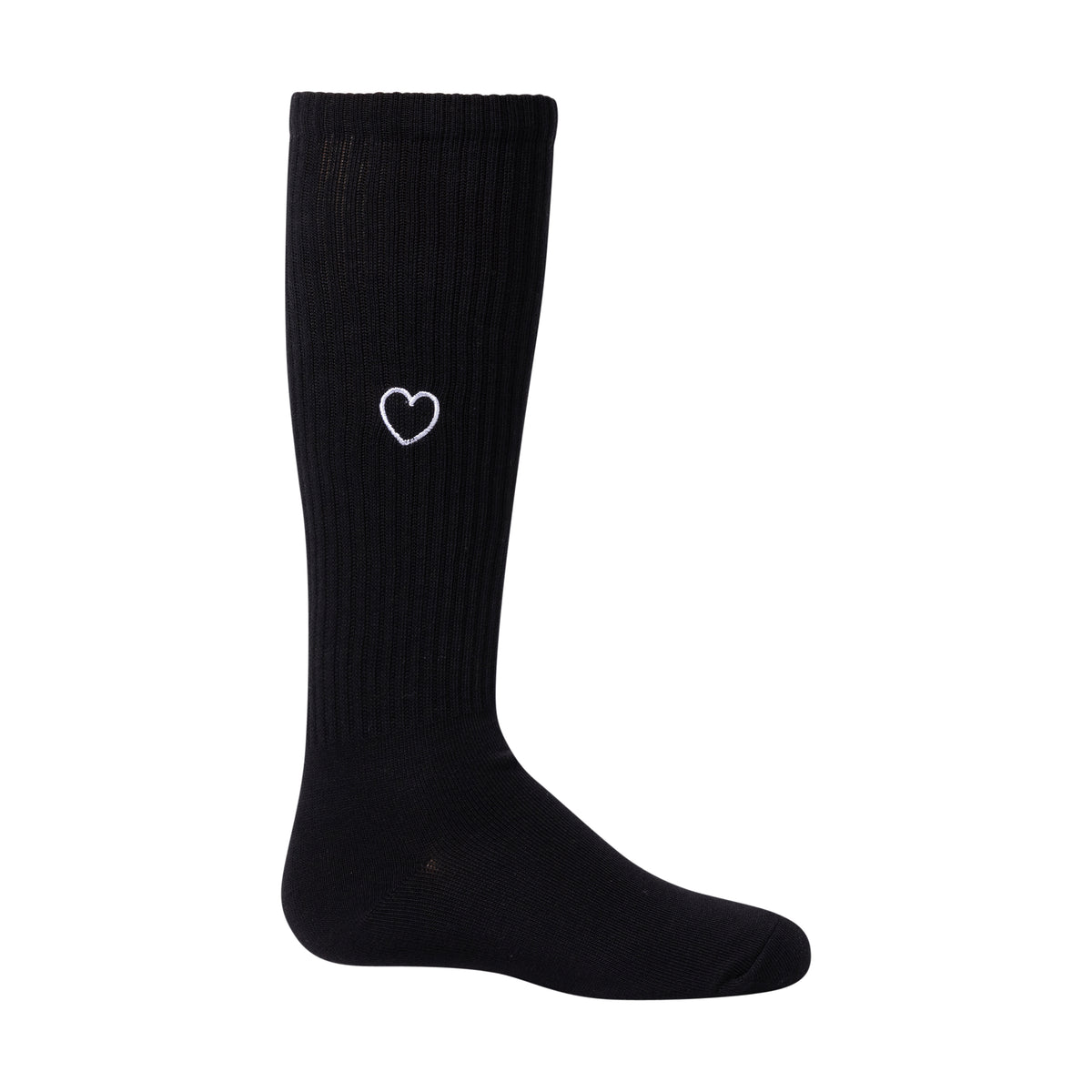 Embroidered Heart Knee