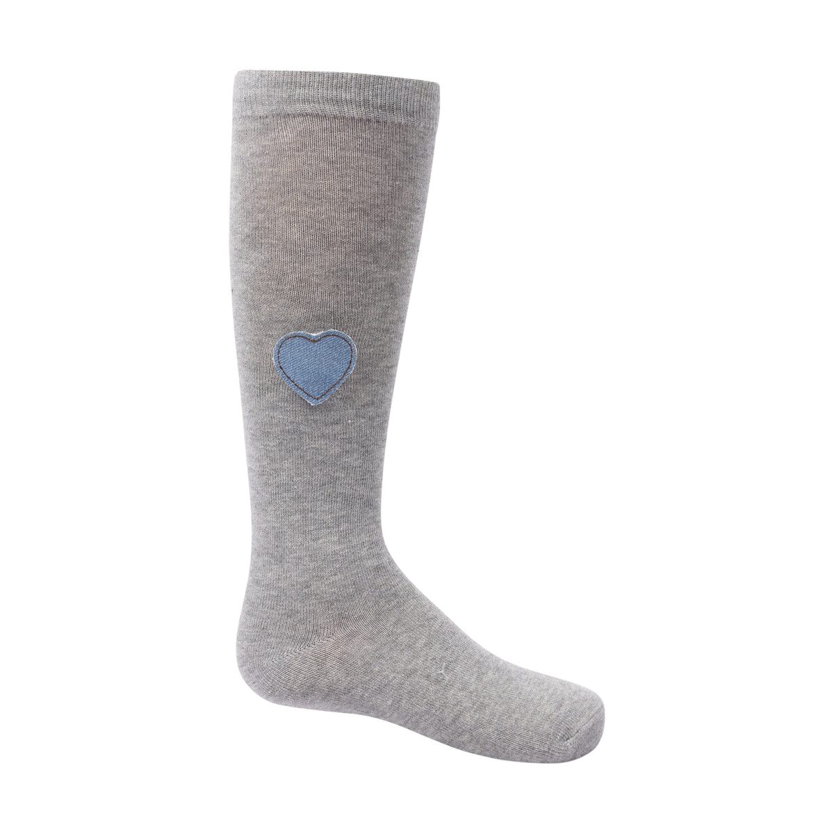 Denim Heart Knee