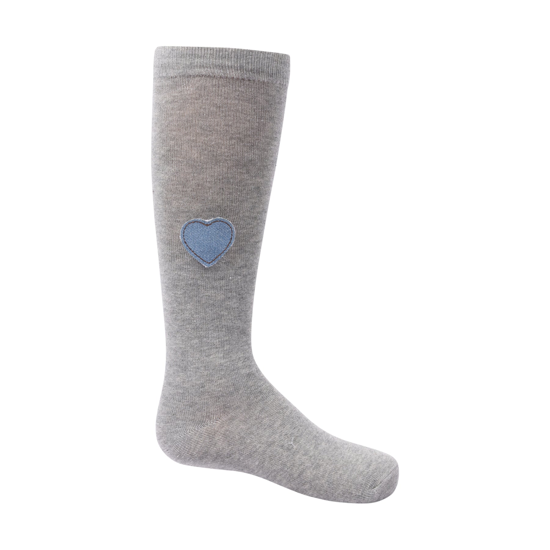 Denim Heart Knee