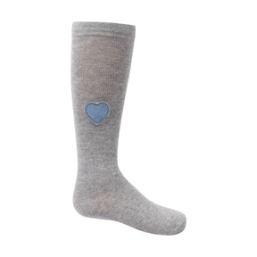 Denim Heart Knee