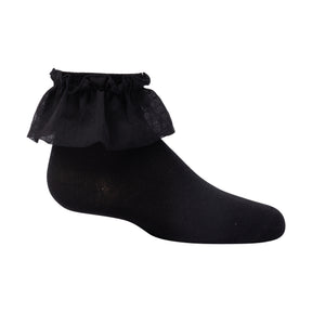 Sheer Bubble Ruffle