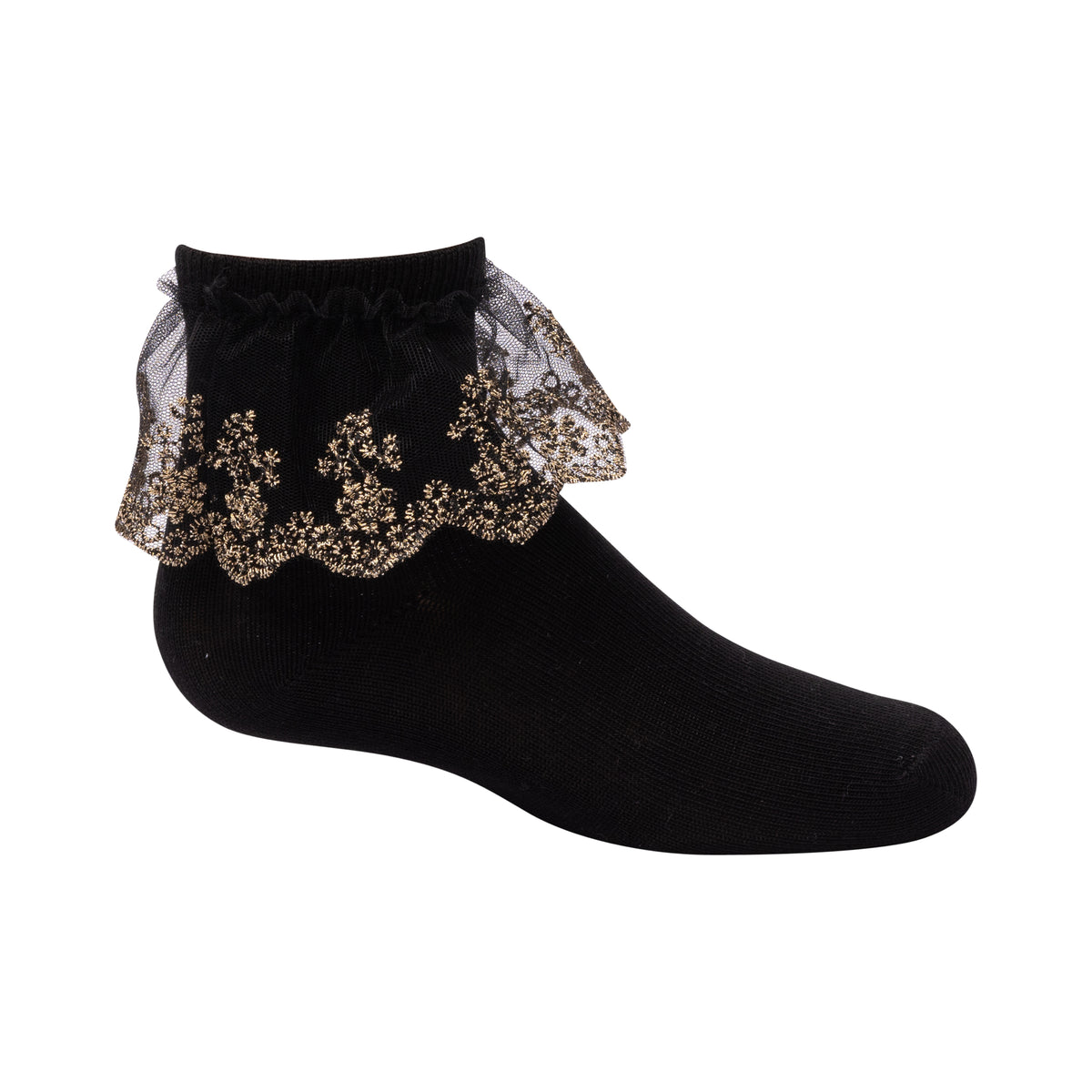 Elegant Ruffle Ankle