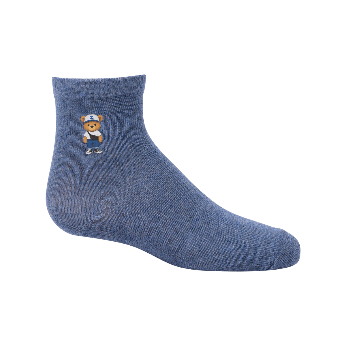 Printed Boy Bear Ankle