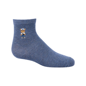 Printed Boy Bear Ankle