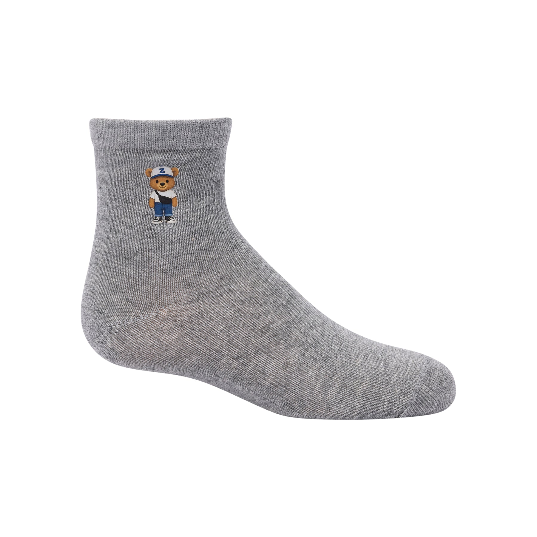 Printed Boy Bear Ankle