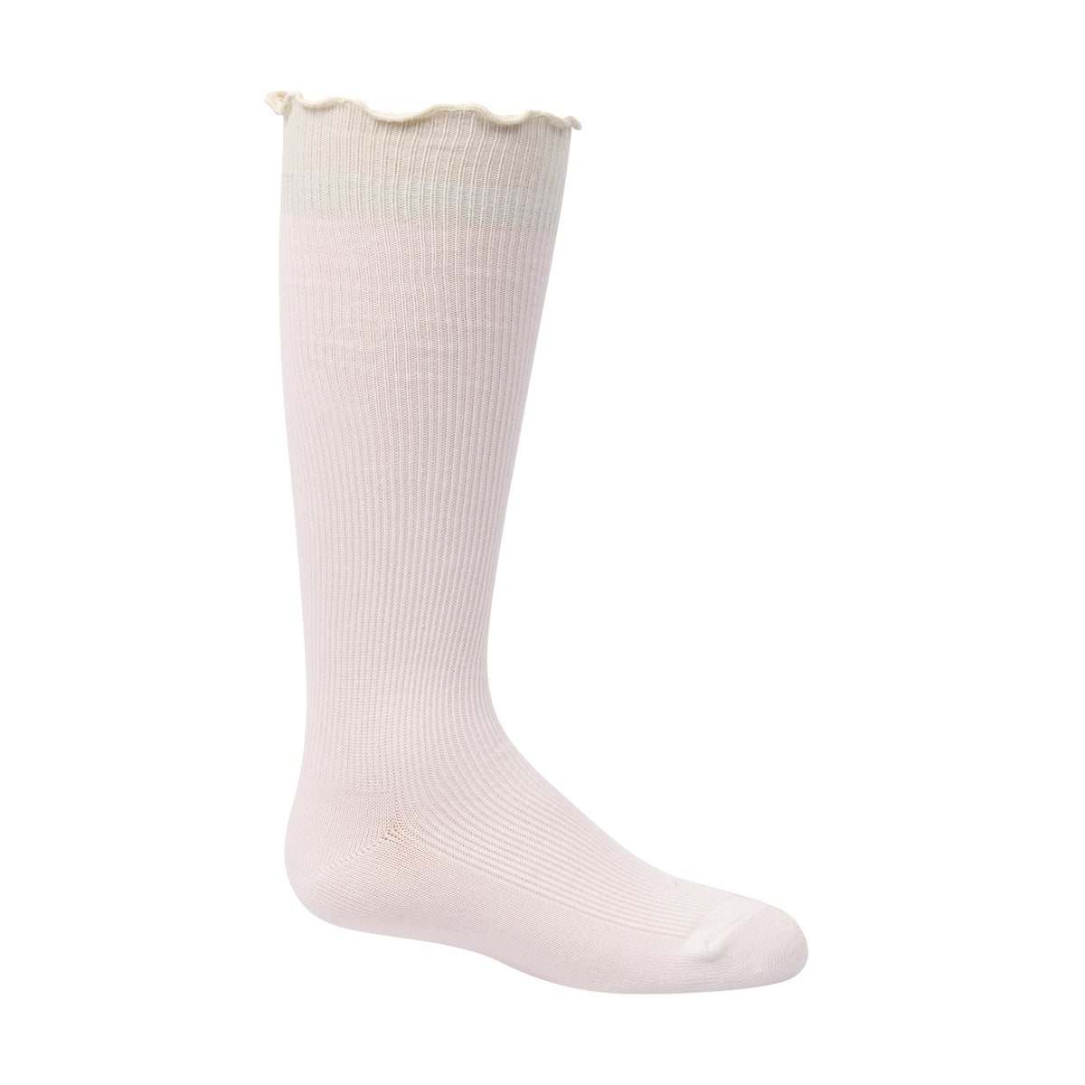 Colored Scalloped Edge Knee