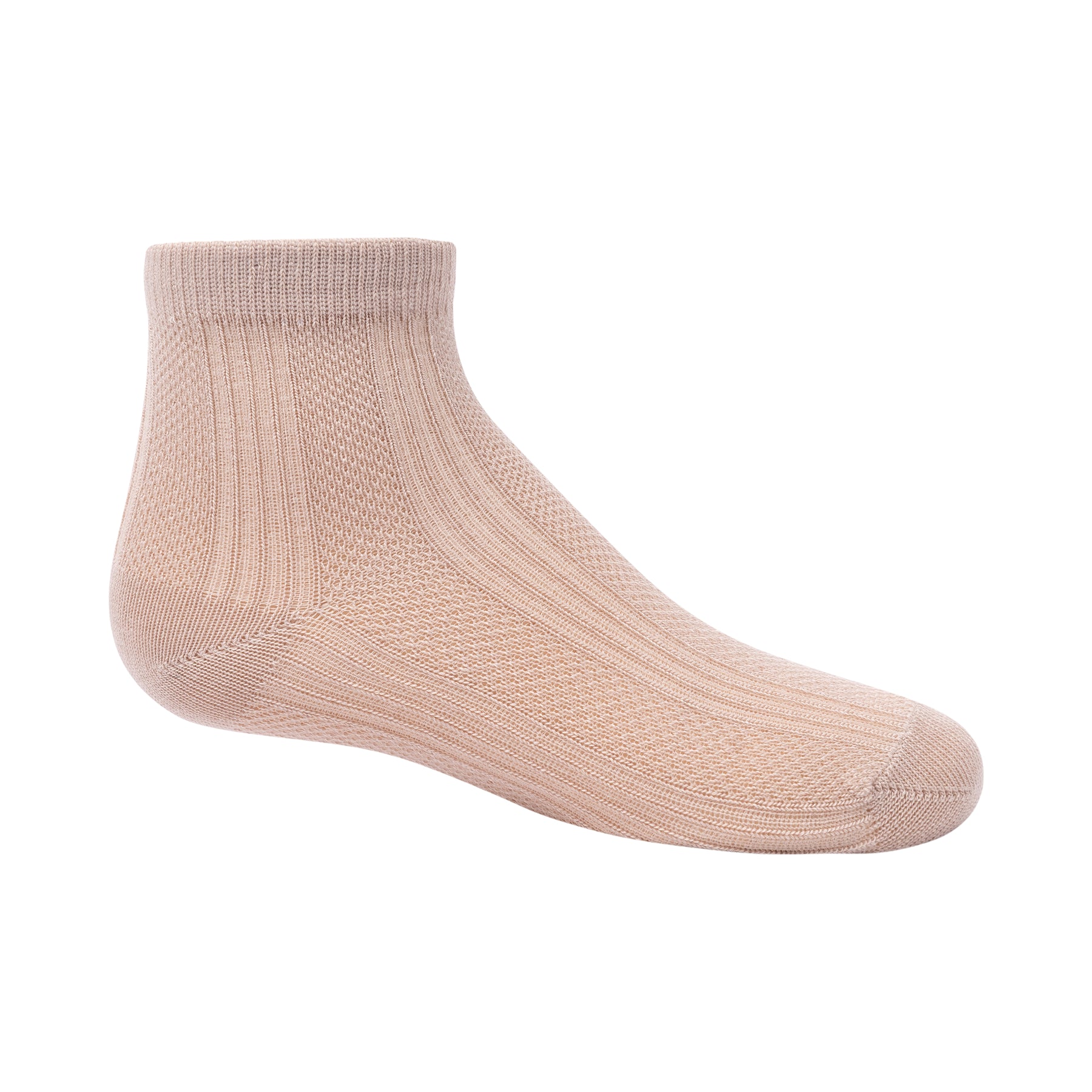 Fishnet Stripe Modal Ankle