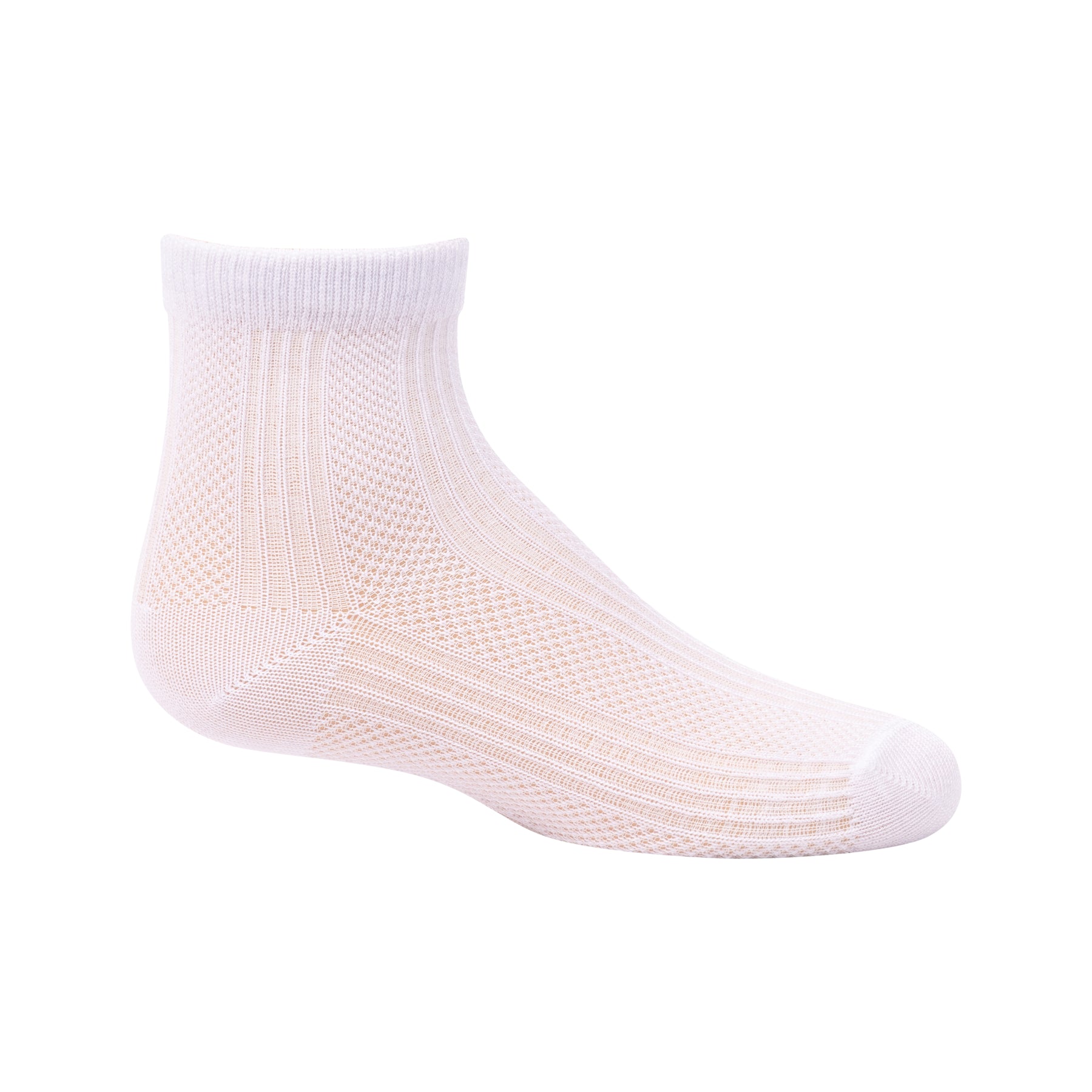 Fishnet Stripe Modal Ankle