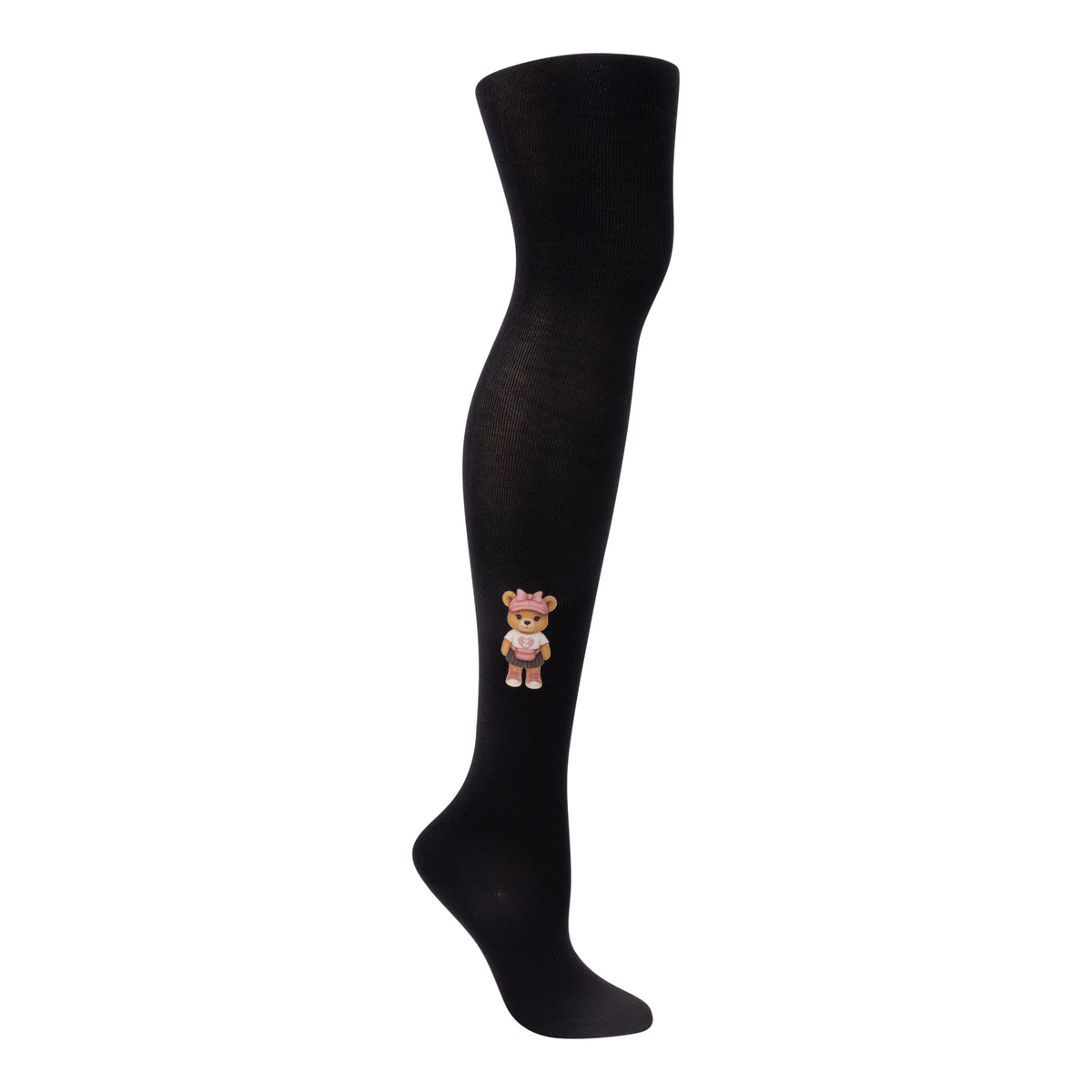 Printed Girl Bear Tights