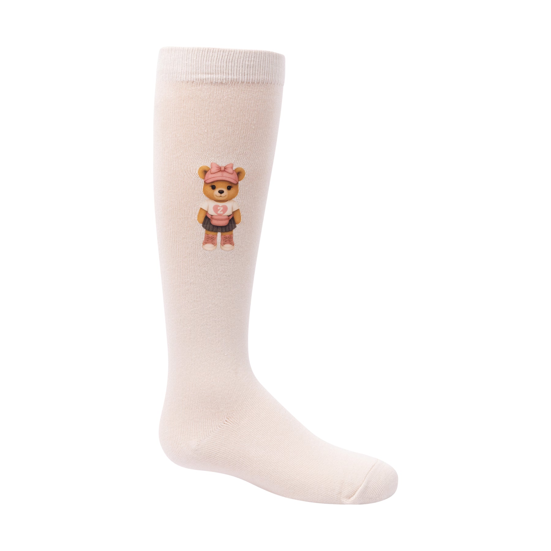 Printed Girl Bear Knee