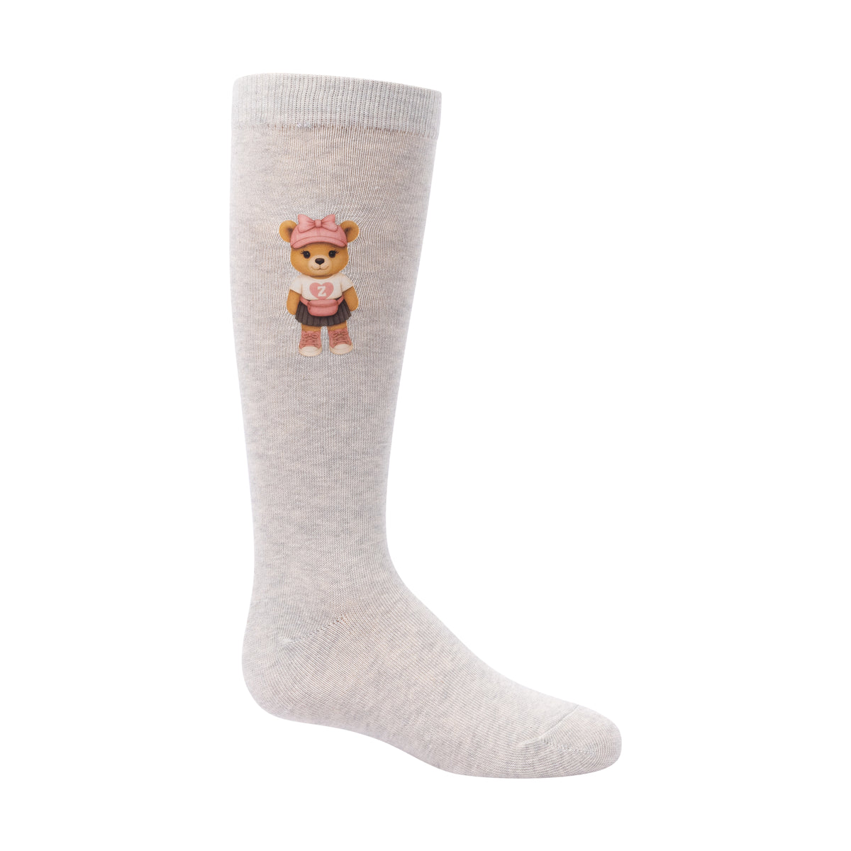 Printed Girl Bear Knee