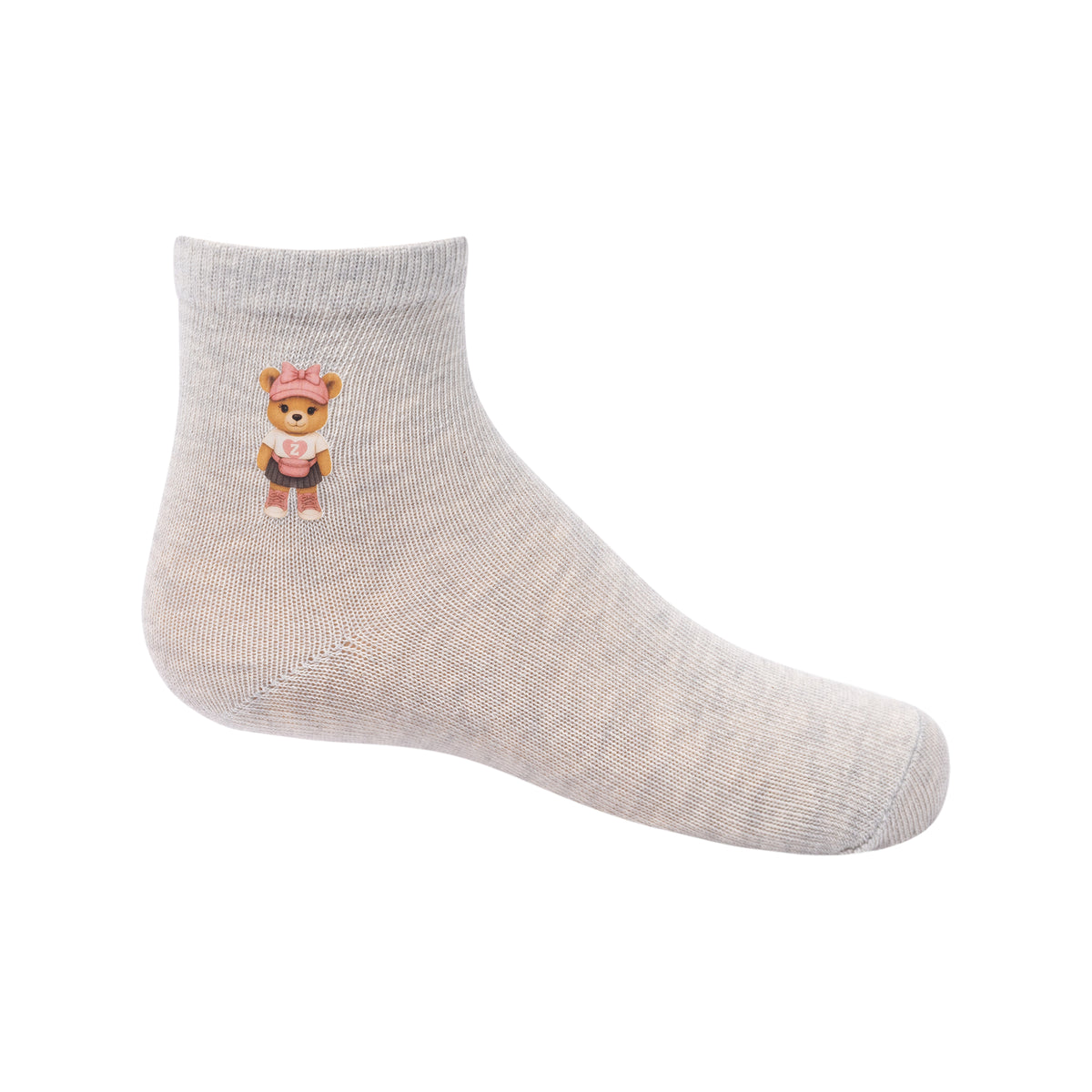 Printed Girl Bear Ankle