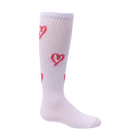 Hot Pink Heart Knee