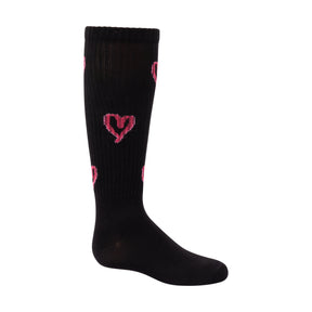 Hot Pink Heart Knee