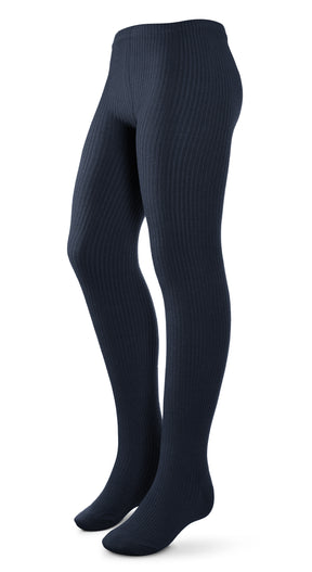 Adult Thin Ribbed Cotton Tights