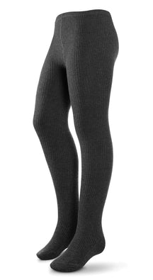 Cotton Thin Ribbed Tights