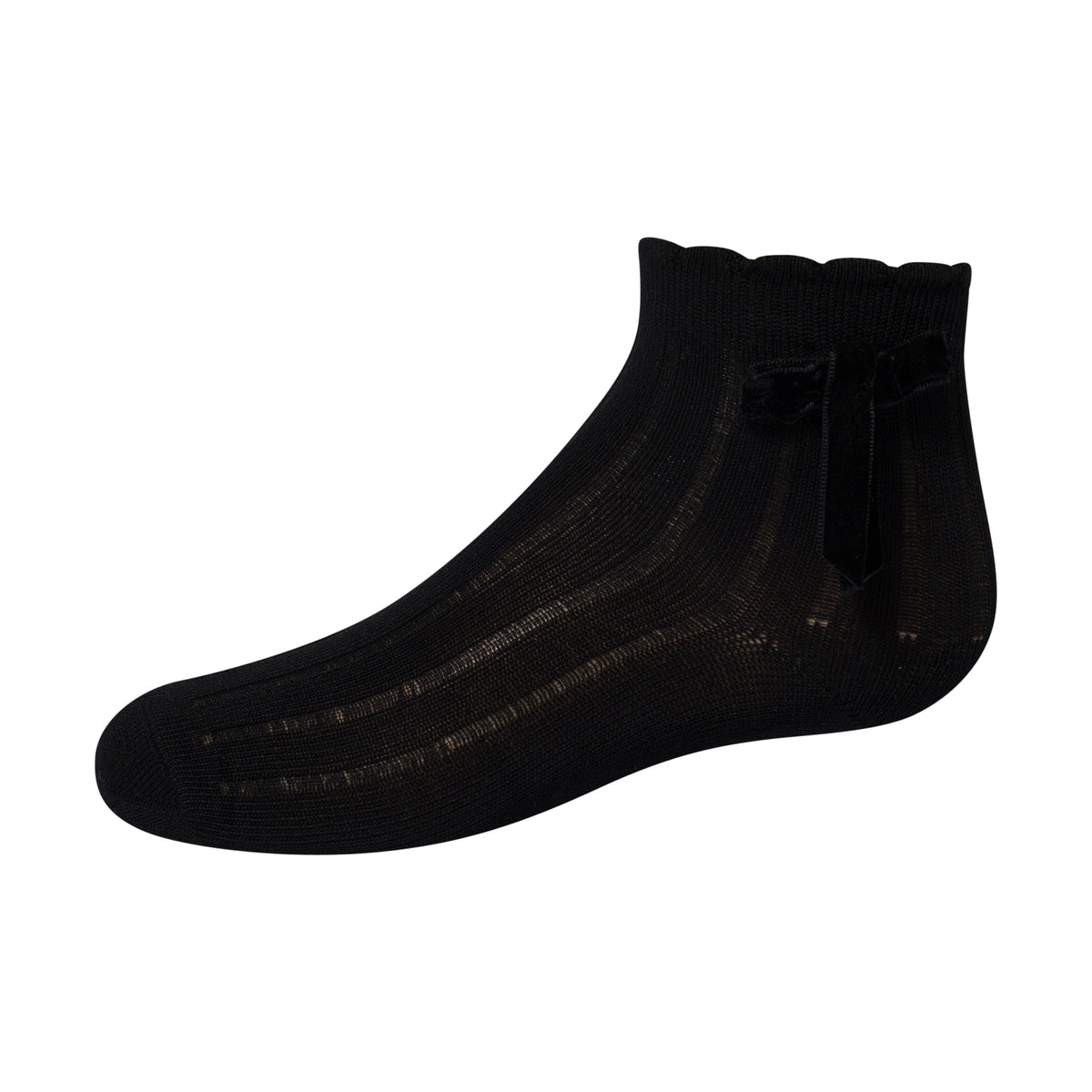 Classic Velvet Bow Ankle