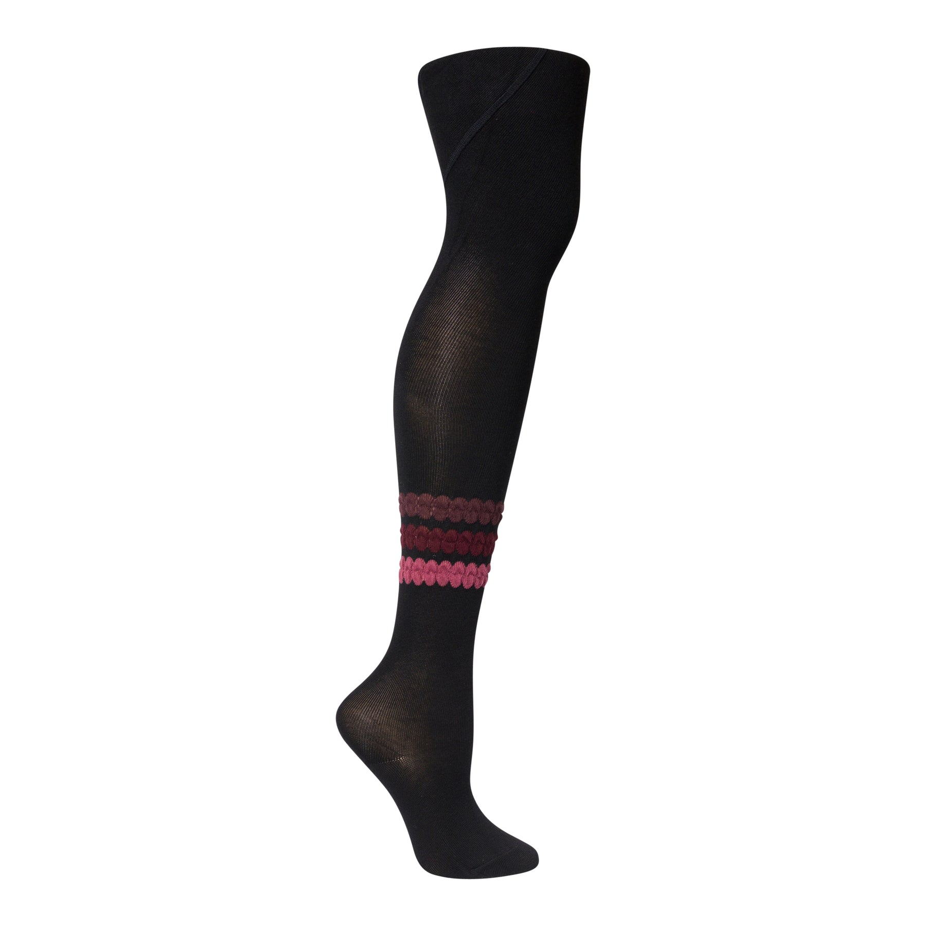 Multi Color Bubble Stripe Tights