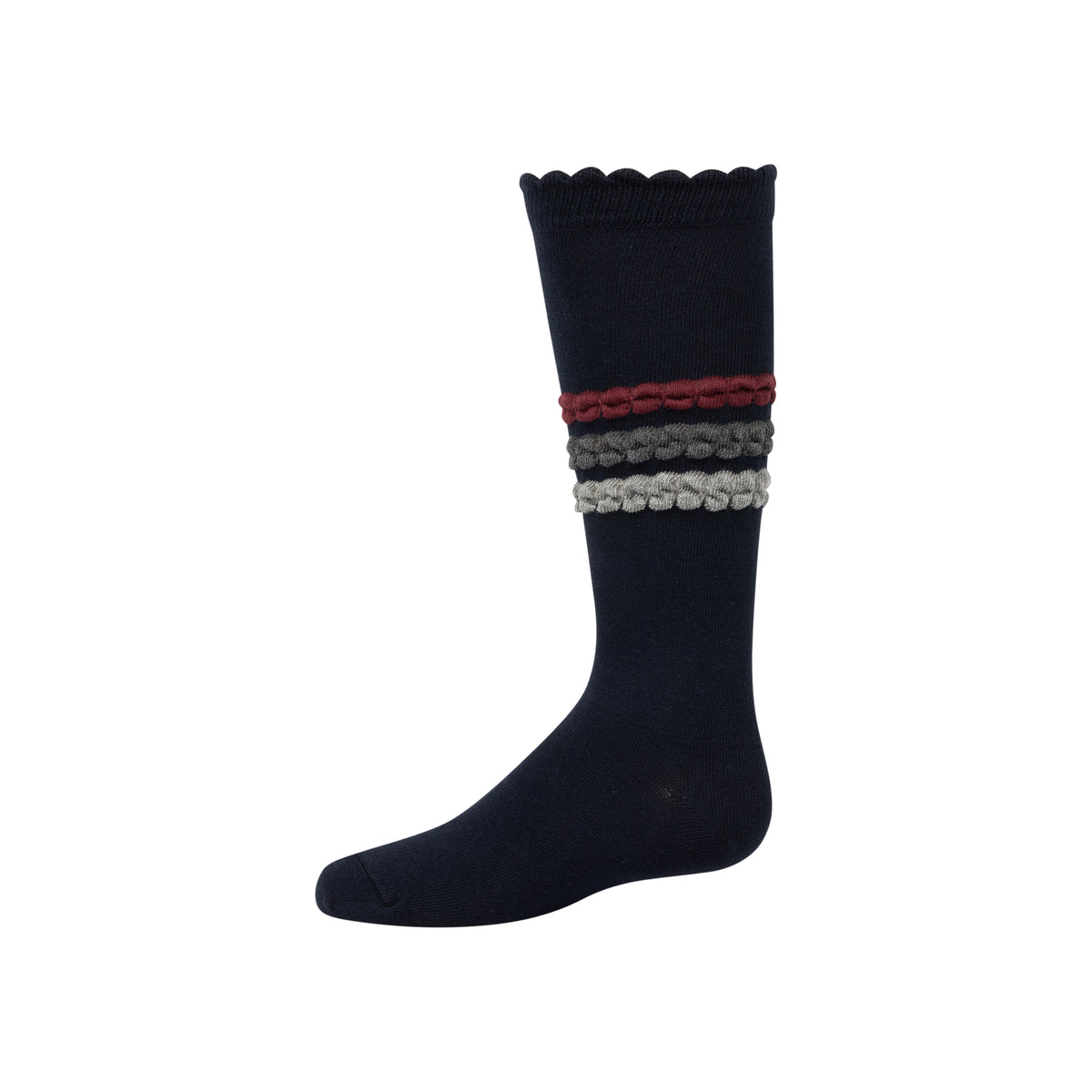 Multi Color Bubble Stripe knee