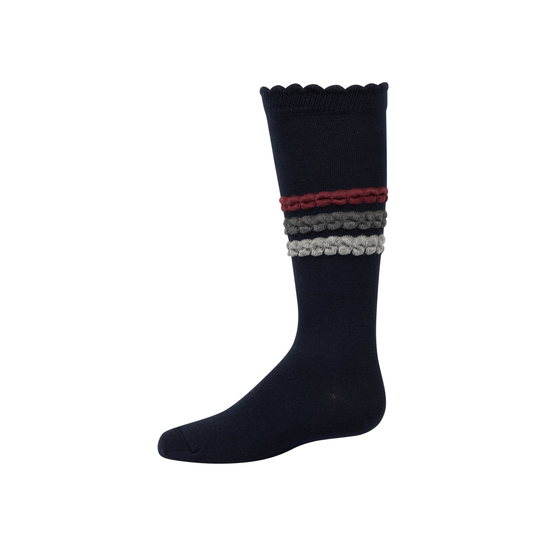 Multi Color Bubble Stripe knee