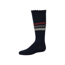 Multi Color Bubble Stripe knee