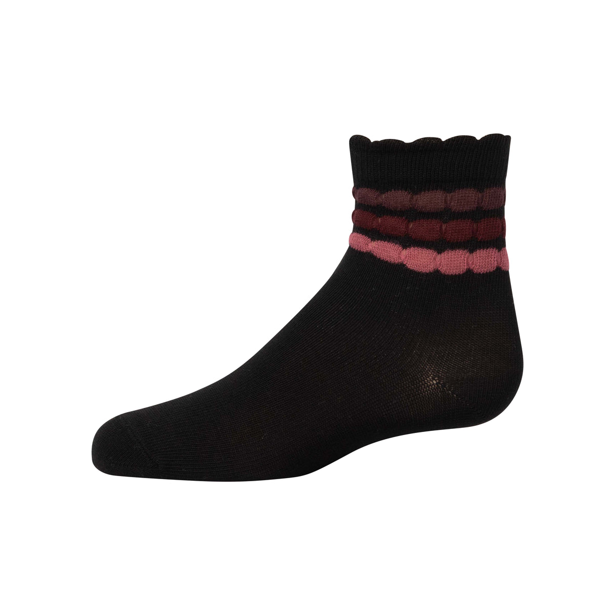 Multi Color Bubble Stripe ankle