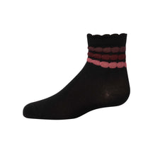 Multi Color Bubble Stripe ankle