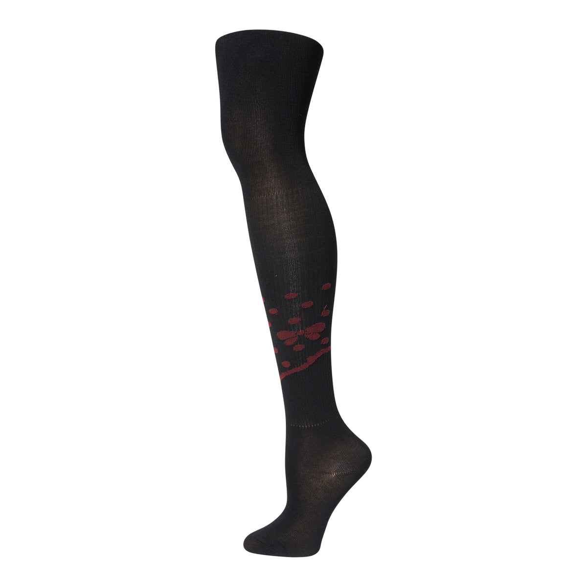 Bow Polka Dot Sport Tights