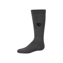 Embroidered Double Heart Knee