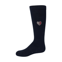 Embroidered Double Heart Knee