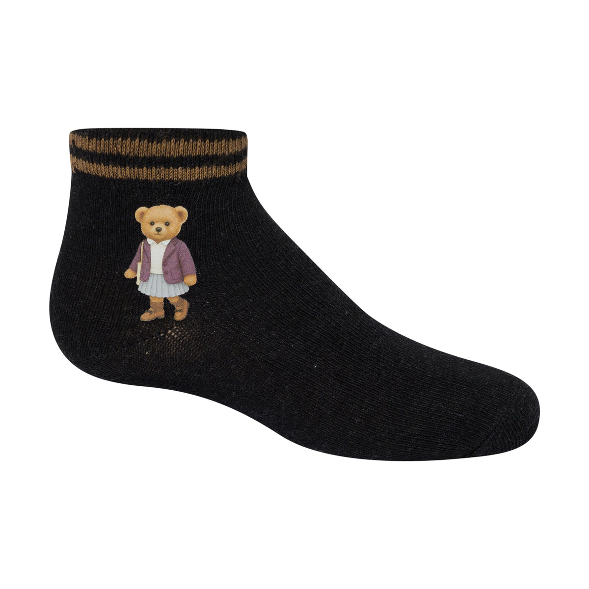 Printed Teddy ankle