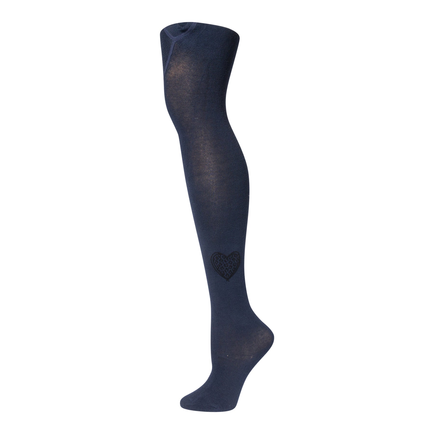 Velvet Leopard Heart Tights