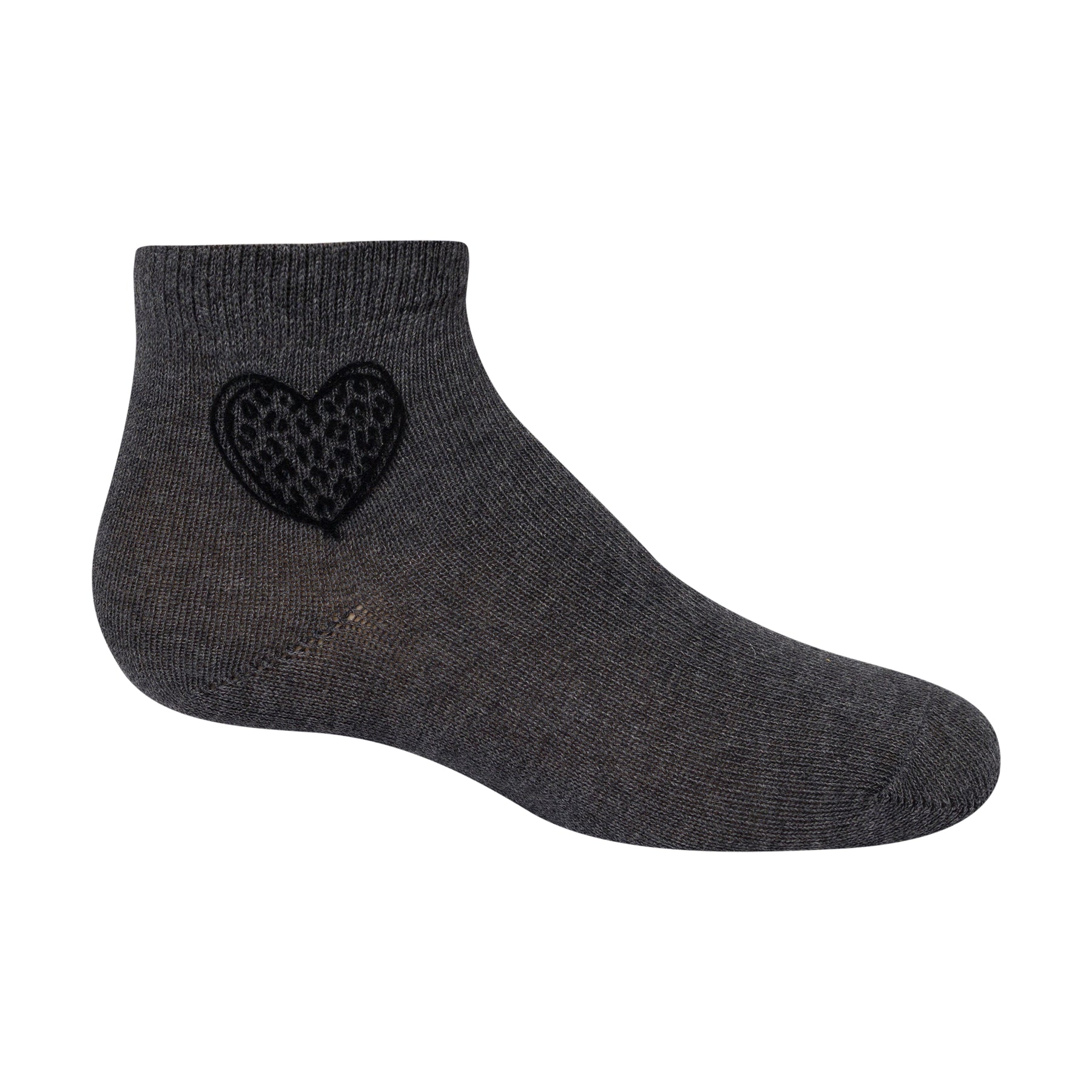 Velvet Leopard Heart Ankle