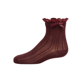 Chiffon Ruffle Ankle