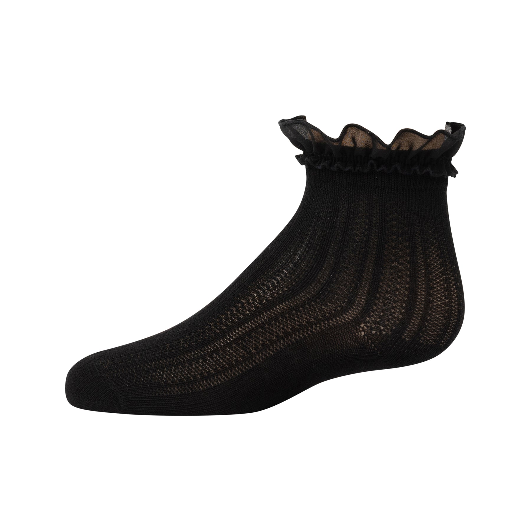 Chiffon Ruffle Ankle