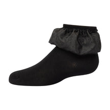 Satin Pin dot Ruffle Ankle
