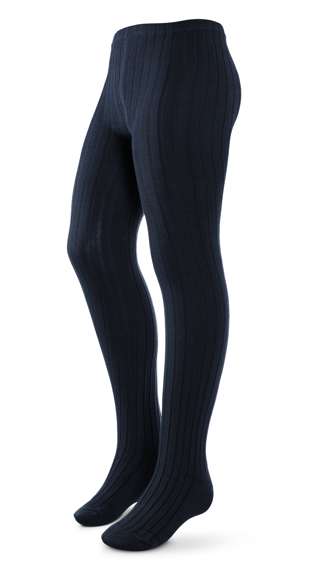 Cotton Ribbed Tights