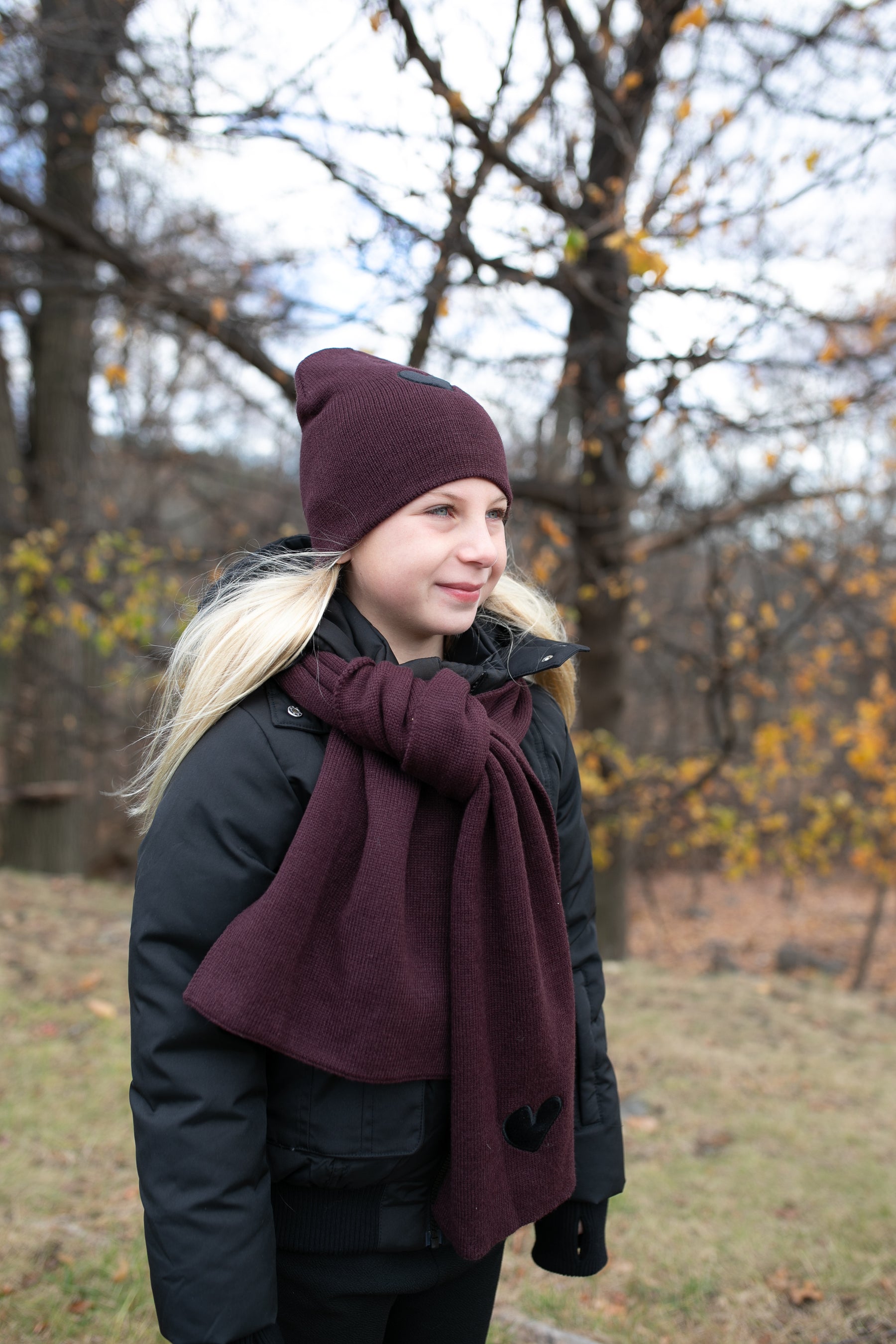 Velvet Heart Scarf