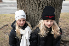 Bow Stripe Beanie