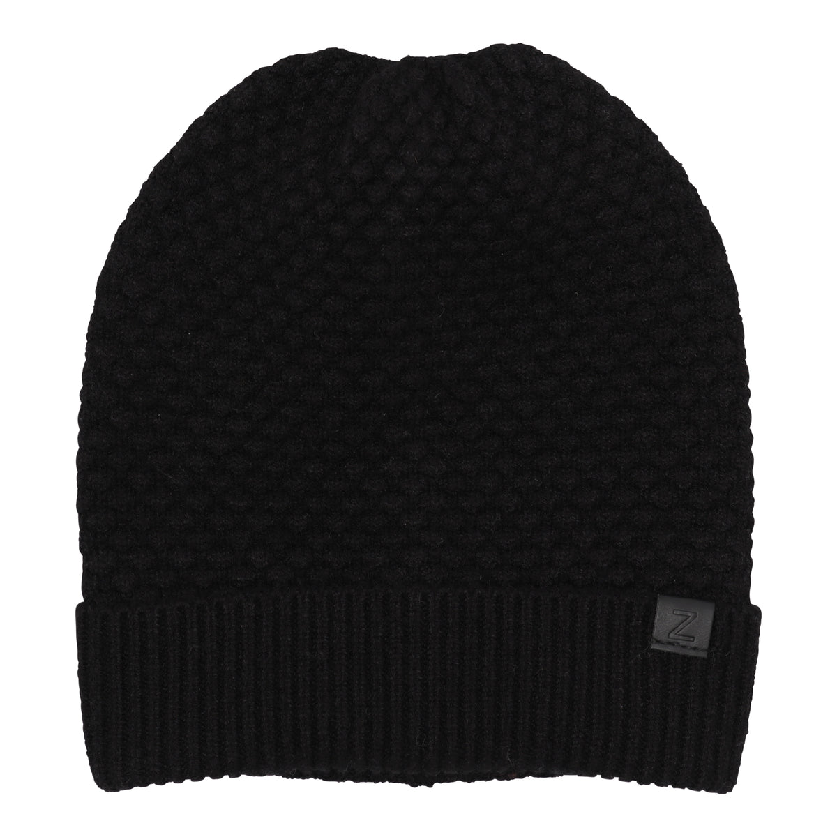 Honeycomb Waffle Beanie with Cuff
