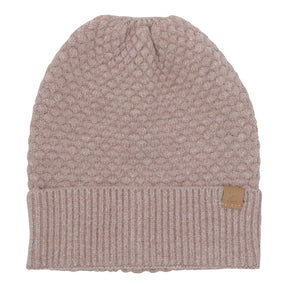 Honeycomb Waffle Beanie with Cuff