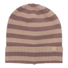Wide Stripe Beanie with Cuff