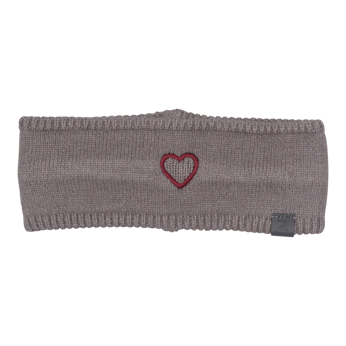 Embroidered Heart Band