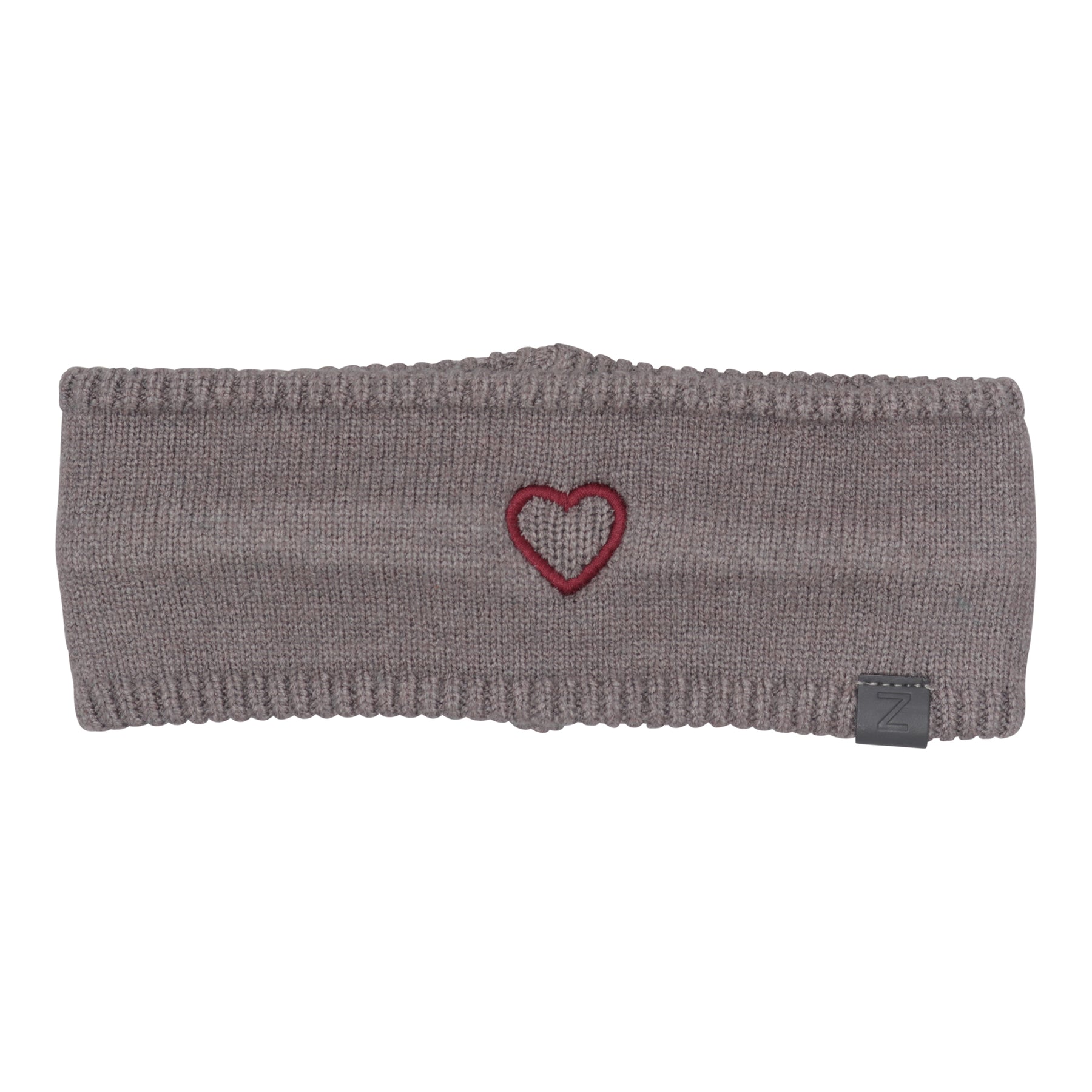 Embroidered Heart Band