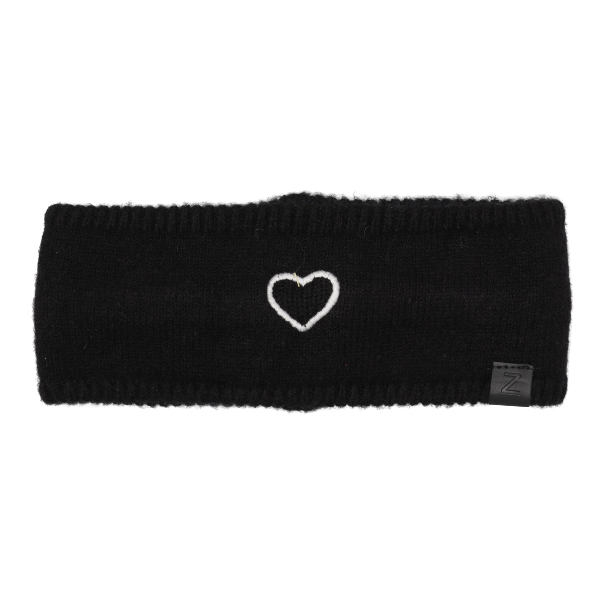 Embroidered Heart Band